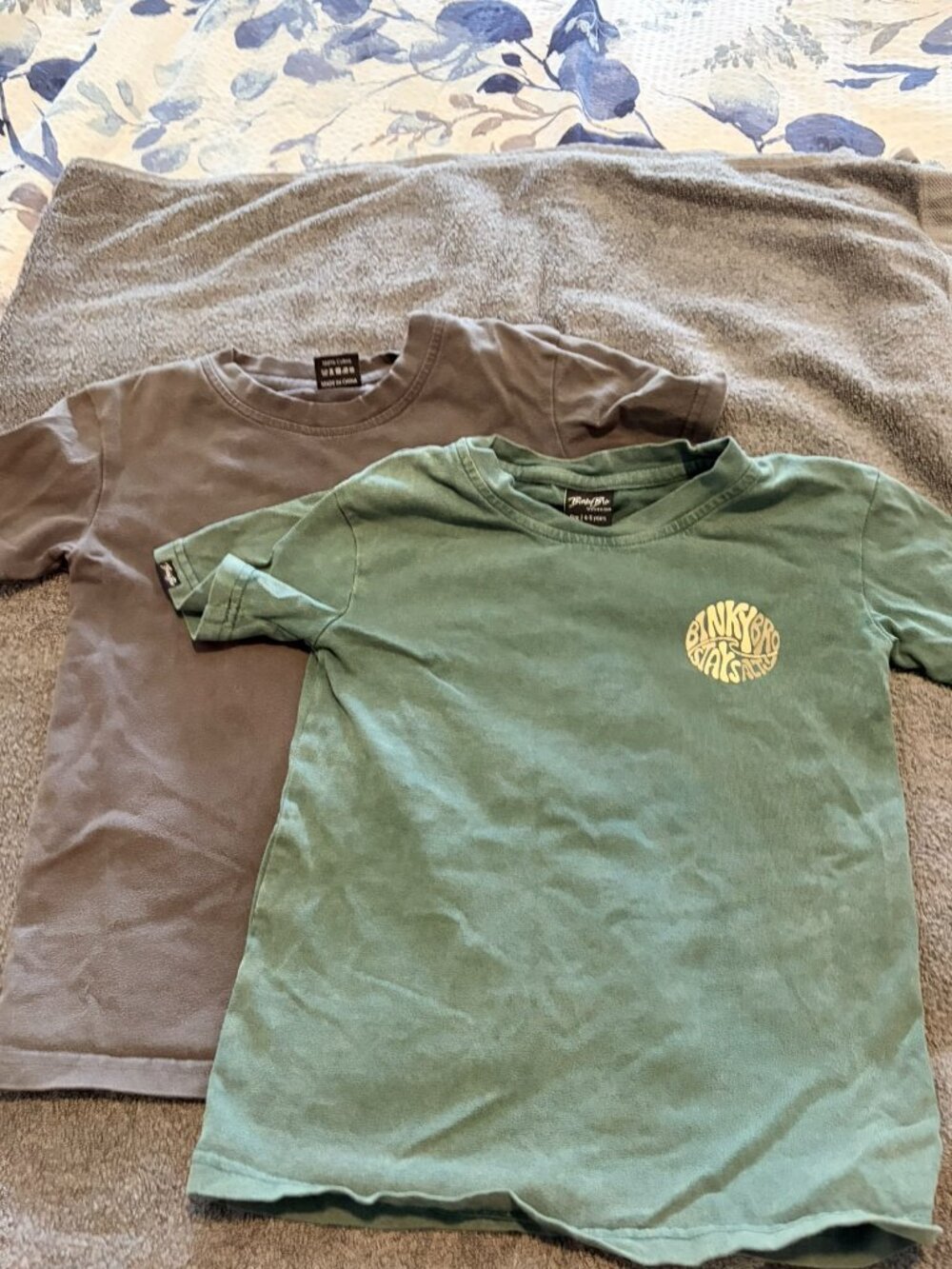 Binky Bro Good Vibes and Stay Salty Tees 4-5 years